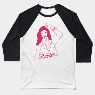 Resist - Powerful Woman 2 Baseball T-Shirt